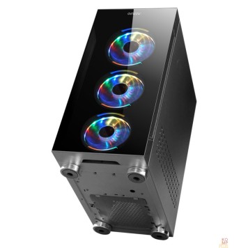 корпус Ginzzu CL280 FAN 12CM RGB*4 USB3.0 Window-2