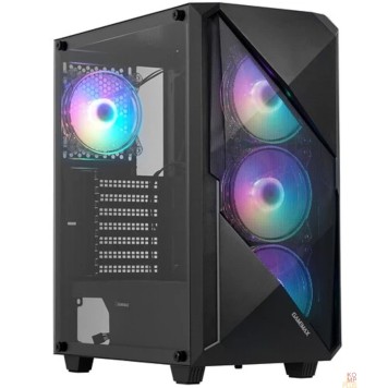 Корпуса GameMax REVOLT ATX,Черн,USB3.0,Зак.стекло,1*120мм вент+контроллер без БП MFG.3606