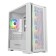 Корпус Powercase ByteFlow Micro White, Tempered Glass, 4х 120mm ARGB fans, ARGB HUB, белый, mATX  (CAMBFW-A4)