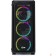Корпус Powercase CMIZB-R4 Корпус Mistral Z4 Mesh RGB, Tempered Glass, 4x 120mm RGB fan, чёрный, ATX  (CMIZB-R4)