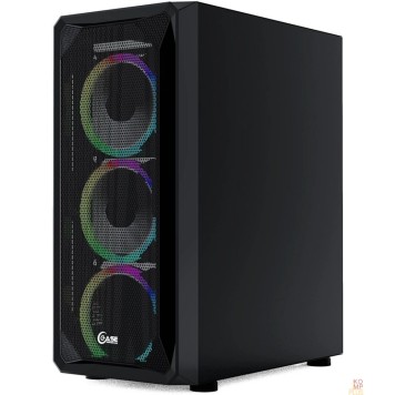 Корпус Powercase CMIZB-R4 Корпус Mistral Z4 Mesh RGB, Tempered Glass, 4x 120mm RGB fan, чёрный, ATX  (CMIZB-R4)-2