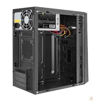 Корпуса Exegate EX286394RUS Корпус Minitower ExeGate BAA-106-500W-8 (mATX, БП AA500 с вент. 8см, 2*USB, аудио, черный)-1