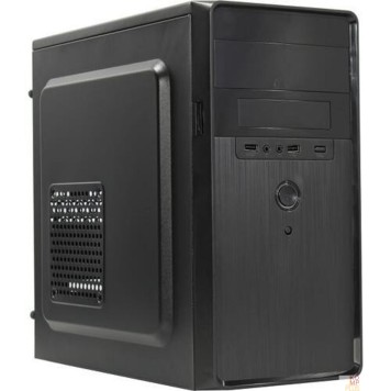 Корпуса Exegate EX286412RUS Корпус Minitower ExeGate BA-309 (mATX, без БП, 2*USB, HD аудио, черный)