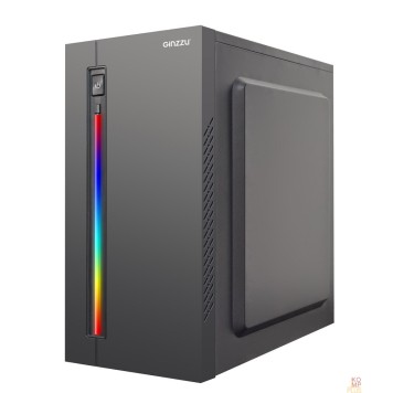 корпус Ginzzu D370 RGB Window w/o PSU-1