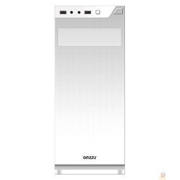 корпус Ginzzu A220 White w/o PSU-1