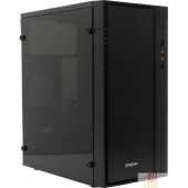 Корпуса Exegate EX283754RUS Корпус Minitower ExeGate mEVO-9301-RGB (mATX, без БП, с окном, 2*USB+1*USB3.0, HD аудио, черный с RGB подсветкой)