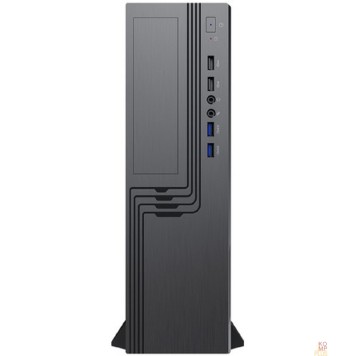 Корпус EL555BK PM-300ATX U3.0*2+U2*2+2*combo Audio: fan 9cm; intrusion switch  Slim Case 6141876-1