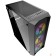 Корпус Powercase CMRMX-L3 Корпус Rhombus X3 Mesh LED, Tempered Glass, 3x 120mm 5-color fan, чёрный, ATX  (CMRMX-L3)