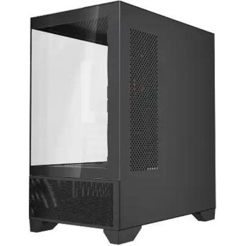Корпус Powercase Корпус Vision Micro M4B, Tempered Glass, Type-C, 3x 120mm ARGB PWM Fan, чёрный, mATX  (CVMM4B-A3)-2