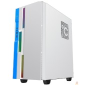 Корпуса GameMax Корпус Brufen C3 WB без БП, MidiT, ATX, Бело-гол, Зак. стекл., USB 3.0, 1*120; 1*140мм вент.