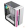 Корпуса GameMax Корпус Brufen C3 WP без БП, MidiT, ATX, Бело-роз, Зак. стекл., USB 3.0, 1*120; 1*140мм вент.