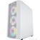 Корпус Powercase CMRMW-L4 Корпус Rhombus X4 White, Tempered Glass, Mesh, 4x 120mm 5-color LED fan, белый, ATX  (CMRMW-L4)