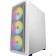 Корпус Powercase CMIZW-L4 Mistral Z4 White, Tempered Glass, Mesh, 4x 120mm 5-color LED fan, белый, ATX