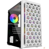 Корпус Powercase CMIMTW-L3 Корпус Mistral Micro T3W, Tempered Glass, Mesh, 2x 140mm + 1х 120mm 5-color fan, белый, mATX  (CMIMTW-L3)