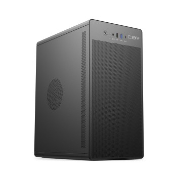 Корпус CBR Корпус mATX Minitower V285, без БП, 1*USB 3.0 Type-C, 1*USB 3.0, 1*USB 2.0, HD Audio+Mic, Black PCC-MATX-V285-WPSU-1