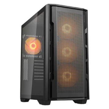 Корпуса Cougar Корпус Uniface X RGB V2 Black, 4x140mm ARGB PWM Fan, ARGB PWM Fan Hub, без БП, E-ATX