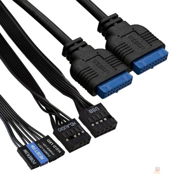 Корпуса Exegate EX286429RUS Корпус Minitower ExeGate BA-309U2 (mATX, без БП, 1*USB+2*USB3.0, HD аудио, черный)-2