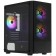 Корпус 1STPLAYER Корпус FIREBASE X4-M Black / mATX, TG / 1x120mm & 2x140mm LED fans inc. / X4-M-BK-2F1P-1F1