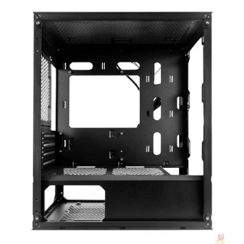 Корпус 1STPLAYER Корпус TRILOBITE T3-G Black / mATX, TG / 4x 120mm LED fans inc. / T3-G-BK-4F1-2