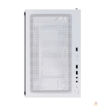 Корпус 1STPLAYER Корпус TRILOBITE T3-G White / mATX, TG / 4x 120mm LED fans inc. / T3-G-WH-4F1-W-2
