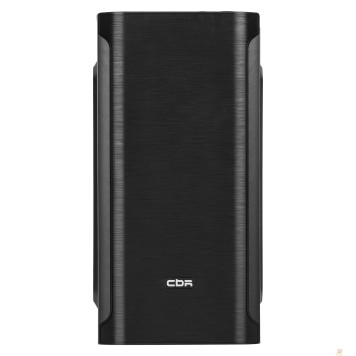 Корпус CBR Корпус mATX Minitower MX10, c БП PSU-ATX400-12EC (400W/120mm), 2*USB 2.0, HD Audio+Mic, Black PCC-MATX-MX10-400W-2