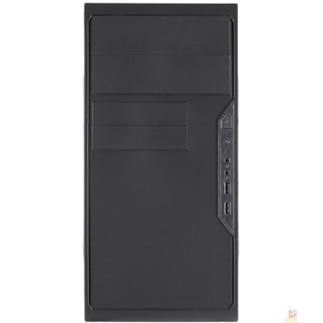 Корпус Foxline FL-733(R)-FZ500R  mATX, 2x5.25EXT, 2x3.5EXT, 5x3.5INT, 2xUSB2.0, HDA, w/o FAN, w/500W ATX PSU, w/1.2m EU pwr cord-2