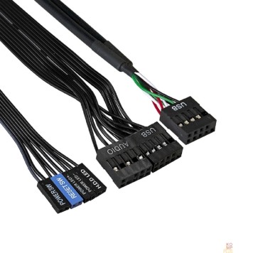 Корпуса Exegate EX291141RUS Корпус Minitower ExeGate BAA-105-01AAA400 (mATX, БП AAA400 с вент. 8см, 4*USB, аудио, черный)-2