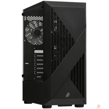 Корпус 1STPLAYER Корпус FIREROSE F3-A Black / ATX, TG / 4x120mm LED fans inc. / F3-A-BK-4F1-2