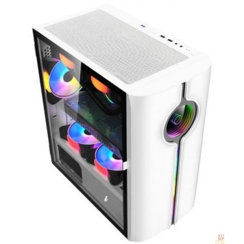 Корпус 1STPLAYER Корпус  INFINITE SPACE IS3 White / mATX, TG / 1x120mm RGB fan inc. / IS3-WH-1F2-W-1