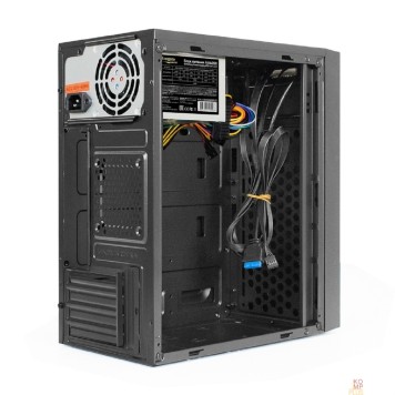 Корпуса Exegate EX292352RUS Корпус Minitower ExeGate BAA-113U-AAA350 (mATX, БП AAA350 с вент. 8см, 2*USB+1*USB3.0, аудио, черный)-1