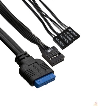 Корпуса Exegate EX292356RUS Корпус Minitower ExeGate BAA-114U2 (mATX, без БП, 1*USB+2*USB3.0, аудио, черный)-2