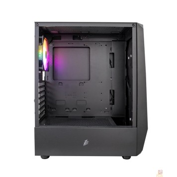 Корпус 1STPLAYER INFINITE SPACE IS6 Black / ATX, TG / 1x120mm LED fan inc. / IS6-BK-1F1-2
