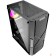 Корпус Powercase MISTRAL T4B, TEMPERED GLASS, 4X 120MM 5-COLOR FAN, ЧЁРНЫЙ, ATX (CMITB-L4)