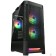 Корпуса Cougar Airface RGB Black, 2х140мм + 1x120mm ARGB Fan, ARGB Fan Hub, без БП, черный, ATX