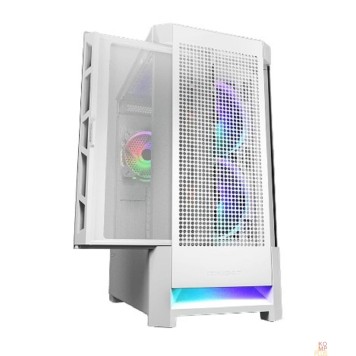 Корпуса Cougar Airface RGB White, 2х140мм + 1x120mm ARGB Fan, ARGB Fan Hub, без БП, белый, ATX-1