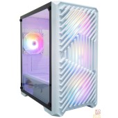 Корпус 1STPLAYER TRILOBITE T5 White / mATX, TG / 4x120mm LED fans inc. / T5-WH-4F1-W