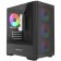 Корпус Powercase Корпус Mistral Micro A13B, Tempered Glass, 4x120mm FRGB fan, чёрный, mATX  (CMMA13B-L4)