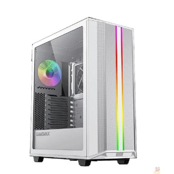 Корпуса GameMax Корпус Precision COC White (T808) (ATX, Белый, 2*USB 3.0, Зак.стекло, 1*120мм+ COC, без БП)