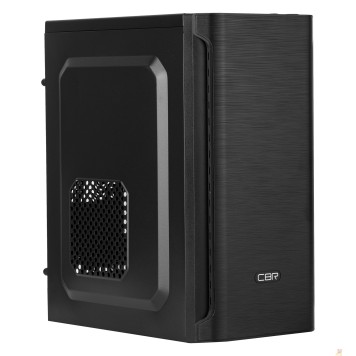 Корпус CBR Корпус mATX Minitower MX10, c БП PSU-ATX450-08EC (450W/80mm), 2*USB 2.0, HD Audio+Mic, Black PCC-MATX-MX10-450W2