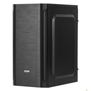 Корпус CBR Корпус mATX Minitower MX10, c БП PSU-ATX400-08EC (400W/80mm), 2*USB 2.0, HD Audio+Mic, Black PCC-MATX-MX10-400W2