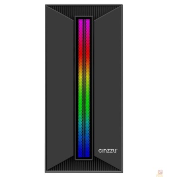 корпус Ginzzu B350 2*USB 2.0,AU  w/o PSU-2