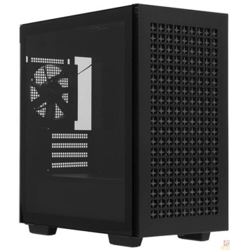 Корпус Корпус MiniTower DeepCool CH370 черный без БП mATX TG window 1x120mm fan (R-CH370-BKNAM1-G-1)