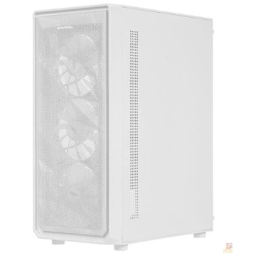 Корпус 1STPLAYER FD3 White / ATX / 4x120mm LED fans inc. / FD3-WH-4F1-W-2