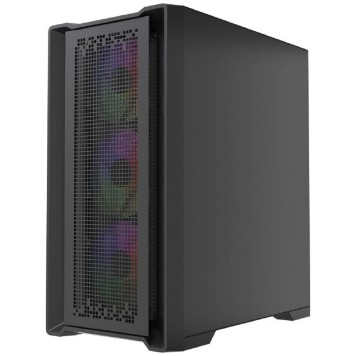 Корпус Powercase ByteFlow Micro Black LE, Tempered Glass, 4х 120mm ARGB PWM fans, чёрный, mATX без встроенного хаба (CAMBFB-A4-LE)-2