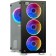 Корпуса ExegateEX294382RUS Корпус Minitower ExeGate Mistery X2 (mATX, без БП, 2*USB+1*USB3.0, аудио, черный, 4 вент. 12см с RGB подсветкой, боковая панель - закаленное стекло)