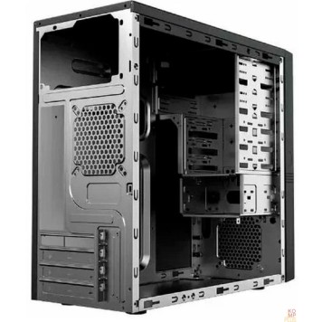 Корпус ES555BK PM-450ATX U3*2+TypeC*2+2*combo Audio; intrusion switch; power button lock; Extra 2xHDD cage; plastic screwless parts 6188250-2