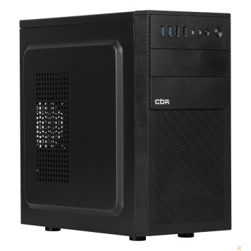 Корпус CBR Корпус mATX Minitower RD880, c БП PSU-ATX450-12EC (450W/120mm), 2*USB 3.0, 2*USB 2.0, HD Audio+Mic, кабель питания 1.2м, Black PCC-MATX-RD880-450W