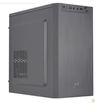 Корпус Корпус mATX Aerocool CS-108-S-BK-v1, Mini-Tower, без БП,  черный (4711099471720)