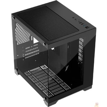 Корпус 1STPLAYER MEGAVIEW MV5-T Black / mATX / MV5-TP-BK-1