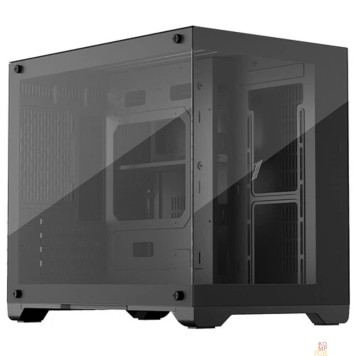 Корпус 1STPLAYER MEGAVIEW MV6-T Black / mATX / MV6-TP-BK